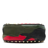 Valentino Nappa and Canvas Camouflage Rockstud Flap Crossbody Secondhand