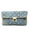 Louis Vuitton Monogram Denim Pochette Plate Secondhand
