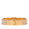 Hermès Narrow Printed Enamel Clic Anneau Bracelet PM Secondhand