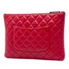 Chanel Medium Quilted Lambskin O Case Clutch Secondhand