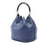 Gucci Pebbled Calfskin Miss Bamboo Tassel Bucket Bag Secondhand