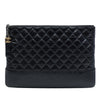 Chanel Large Aged Calfskin Gabrielle O Case Clutch Secondhand