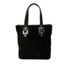 LOEWE Shearling Anagram Vertical Zip Tote Secondhand