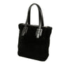 LOEWE Shearling Anagram Vertical Zip Tote Secondhand