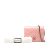 Gucci Mini GG Marmont Matelasse Calfskin Wallet On Chain Secondhand