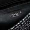 Chanel Jumbo CC Quilted Jersey and Tweed Chain Flap Secondhand