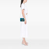 Miu Miu Matelasse Velvet Crystal Embellished Crossbody Secondhand