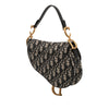Dior Mini Oblique Canvas Saddle Bag Secondhand
