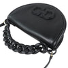 Ferragamo Calfskin Aura Crescent Satchel Secondhand