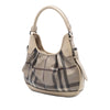 Burberry Smoke Check Coated Canvas Brooklyn Hobo Secondhand