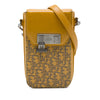 Dior Oblique Jacquard Lock Phone Holder Crossbody Secondhand