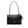 Off-White Embossed Leather Diag Binder Clip Flap Secondhand