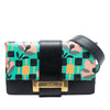 Prada Floral Printed Leather Plex Ribbon Crossbody Secondhand