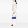 Chanel Multicolor Quilted Metallic Calfskin Modern Chain Flap Frame Bag Secondhand