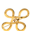 Chanel CC Gold Plated Infinity Brooch Secondhand