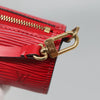 Secondhand Louis Vuitton Papillon Red Leather Bag