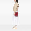 Prada Small Soft Calf Studded Bucket Bag Secondhand