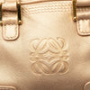 Secondhand LOEWE Micro Metallic Leather Amazona Satchel