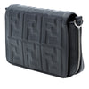Fendi Mini Zucca Embossed Nappa Expandable Flap Crossbody Secondhand