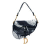 Dior Canvas Embroidered Tie Dye Saddle Bag Secondhand