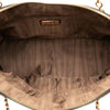 Ferragamo Quilted Calfskin and Patent Grid Dome Tote Secondhand