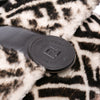 Secondhand Fendi Zucca Shearling Double F Baguette Satchel