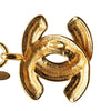Chanel CC Gold Plated Quilted Pendant Necklace Secondhand