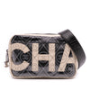 Chanel Coated Canvas Camellia Logo Camera Bag Secondhand