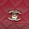 Secondhand Chanel Lambskin Trendy CC Wallet On Chain
