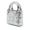 Dior Micro Metallic Crinkled Calfskin Cannage Lady Dior Secondhand