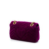 Gucci Small GG Marmont Matelasse Velvet Crystal Embellished Shoulder Bag Secondhand