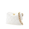 Chanel Small CC Quilted Lambskin Chain Hobo Secondhand