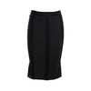 Secondhand Roberto Cavalli Strechy Midi Skirt with Leather Details