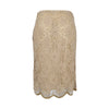 Secondhand Moschino Embroidered Lace Skirt 