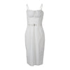 Secondhand Vivienne Westwood White Boned Dress with Belt