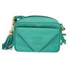 Secondhand Chanel Camera Green Canvas Bag