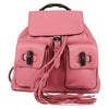 Secondhand Gucci Bamboo Pink Leather Bag