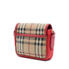 Burberry Mini Haymarket Check Coated Canvas Tassel Crossbody Secondhand