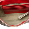 Burberry Mini Haymarket Check Coated Canvas Tassel Crossbody Secondhand