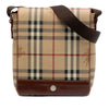 Burberry Haymarket Check Coated Canvas Flap Crossbody Secondhand