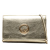 Fendi Metallic Calfskin F is Fendi Kan I Wallet On Chain Secondhand