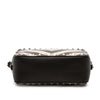 Secondhand Valentino Leather Chevron Print Rockstud Camera Bag