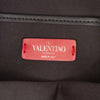 Secondhand Valentino Leather Chevron Print Rockstud Camera Bag