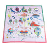 Hermès Les Folies Du Ciel Double Face Silk Scarf 90 Secondhand