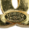 Chanel Gold Plated Triple CC Pin Brooch Secondhand