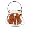 Fendi Mini Zucca Suede Mon Tresor Bucket Bag Secondhand