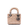 Dior Mini Metallic Lambskin Cannage Lady Dior Secondhand