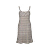 Secondhand Empire Waist Tweed Flare Dress - '00s