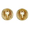 Chanel CC Round Clip On Earrings - '10s Second-hand