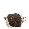 Bead Anagram Denim Crossbody Bag - '10s Second-hand